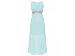 B.p.c sukienka jasnoniebieska maxi r.44
