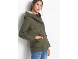 B.p.c john baner parka zielona na misiu 38