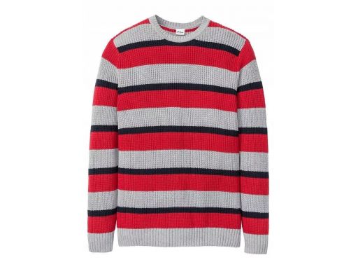 *b.p.c sweter męski w pasy r.xl