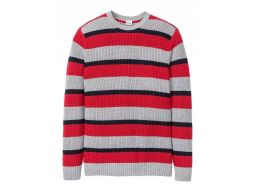 *b.p.c sweter męski w pasy r.xl