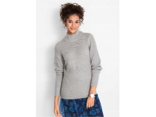 *b.p.c sweter z golfem szary r.44/46