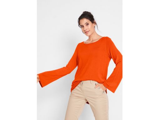*b.p.c pomarańczowy sweterek damski 36/38.