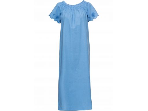 B.p.c sukienka maxi lniana niebieska *36