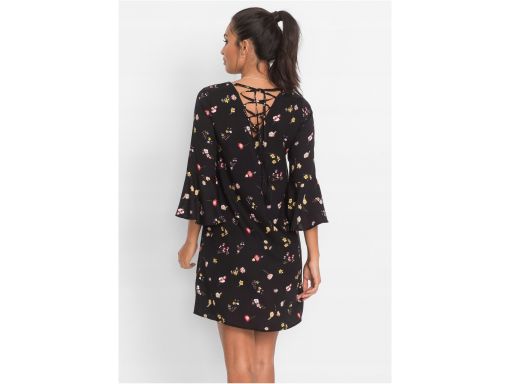 B.p.c sukienka czarna w kwiaty r.42