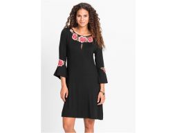 *b.p.c sukienka czarna z haftem r.36/38
