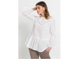 *b.p.c bluzka bawełniana boho ażurowa ^46