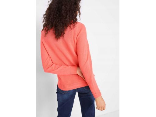 *b.p.c pomarańczowy sweter damski 44/46.