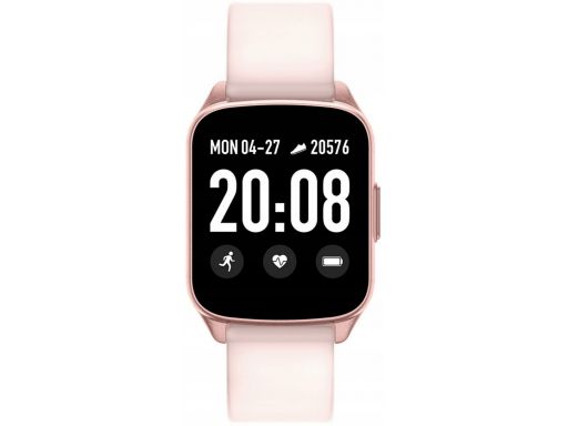 Zegarek smartwatch rubicon rnce42 - różowy