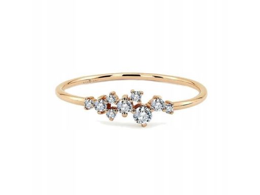 Złoty pierścionek pzd5400 - diament