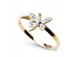Złoty pierścionek pxd1891 - diament