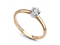 Złoty pierścionek pxd1718 - diament