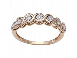 Złoty pierścionek pxd3811 - diament