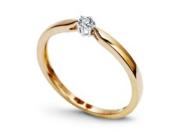 Złoty pierścionek pxd3500 - diament