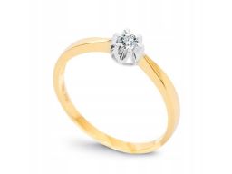 Złoty pierścionek pxd1517 - diament