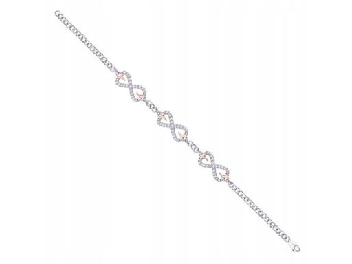Złota bransoleta bxd3910 - diament