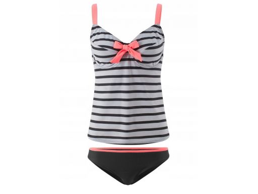 B.p.c śliczne tankini w pasy *44 (85d)