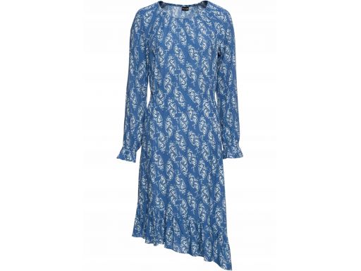 B.p.c sukienka asymetryczna niebieska 42.