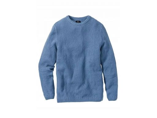 *b.p.c sweter męski niebieski ^m