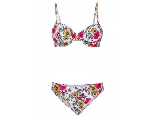 B.p.c bikini na fiszbinach w kwiaty 44 *85b*