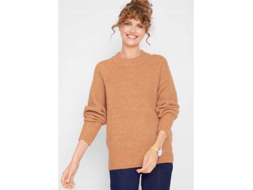 *b.p.c sweter damski miedziany 48/50.