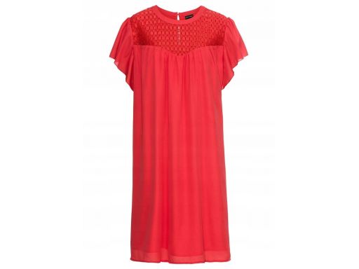 B.p.c sukienka różowa szyfonowa r.38