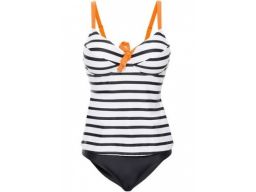 B.p.c śliczne tankini w pasy *38 (75d)