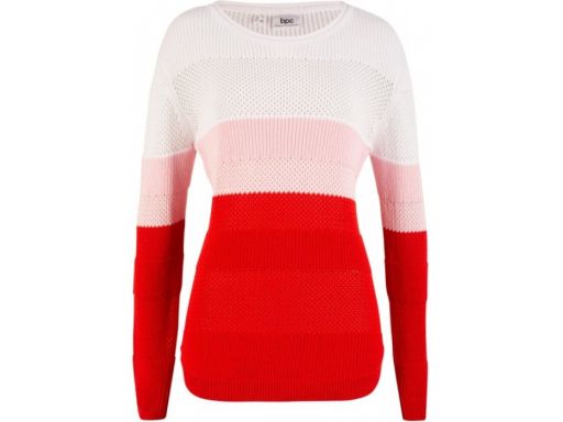 *b.p.c sweter w pasy kolorowe damski r.48/50