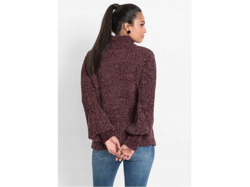 *b.p.c golf z szenilii długi brązowy r.40/42