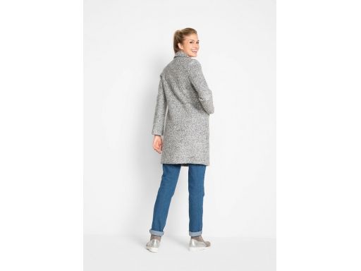 *b.p.c płaszcz boucle jasno szary 48.