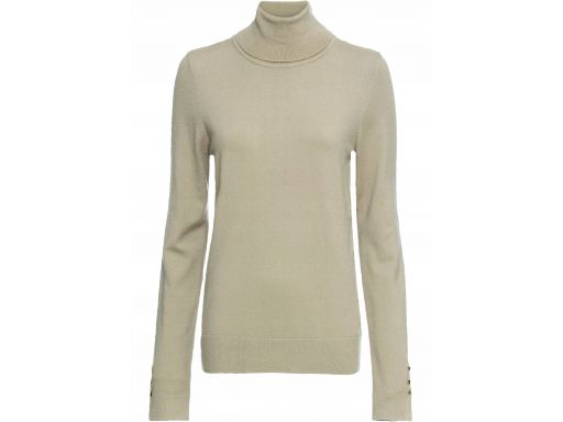 B.p.c sweter z golfem piaskowy r.40/42