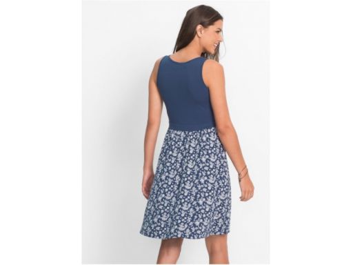 *b.p.c dżersejowa sukienka w kwiaty r.36/38