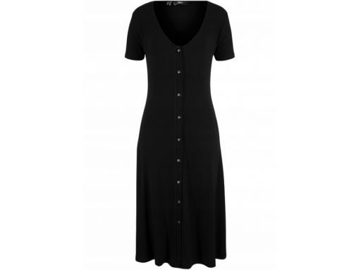 B.p.c sukienka dzianinowa czarna: r. 44/46