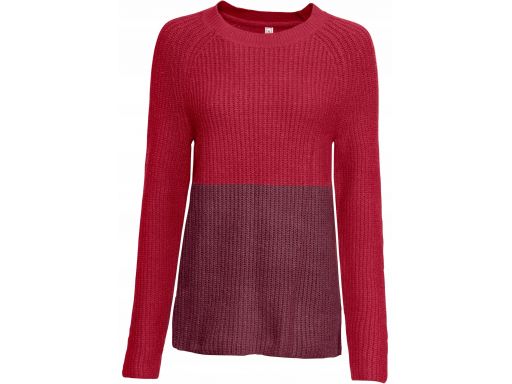 B.p.c czerwono-bordowy sweterek 36/38.