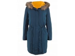 *b.p.c dwustronna parka żółto-granatowa r.40