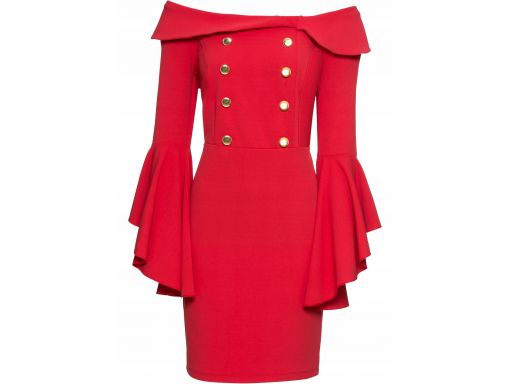 *b.p.c sukienka czerwona carmen 44/46.