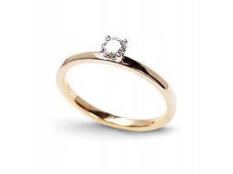 Złoty pierścionek pzd2500 - diament