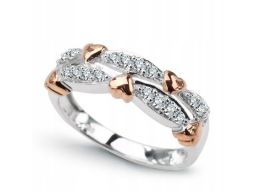 Złoty pierścionek pxd4053 - diament