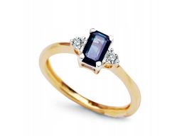 Złoty pierścionek pxd1922s - diament