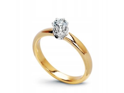 Złoty pierścionek pxd0660 - diament