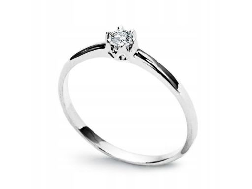 Złoty pierścionek pbd4103 - diament