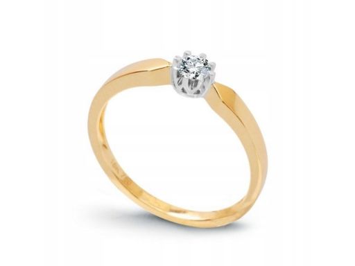 Złoty pierścionek pxd1929 - diament