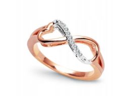 Złoty pierścionek pxd3907r - diament