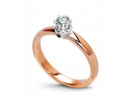 Złoty pierścionek prd0660 - diament
