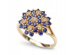 Złoty pierścionek pzd1600 - diament