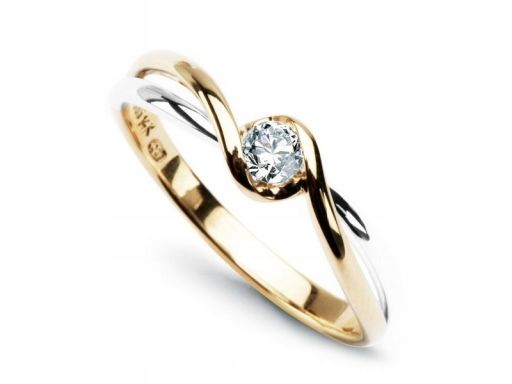 Złoty pierścionek pxd1943 - diament