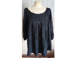 H&m r. 18/46 xxxl bluzka fałdki wiskoza+polies
