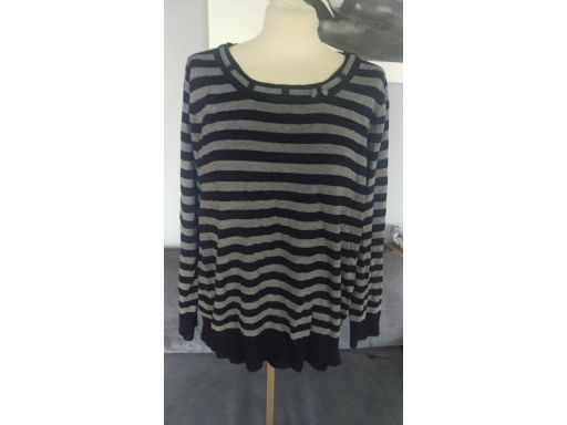 W r.22/50 5xl sweter stan bdb paski kokardka hit!