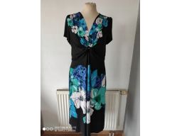 Victoria layne r.14/42 xl sukienka s.bdb kwiaty