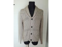 Zara r.xl sweter nowy elegancki guziki pas 108cm