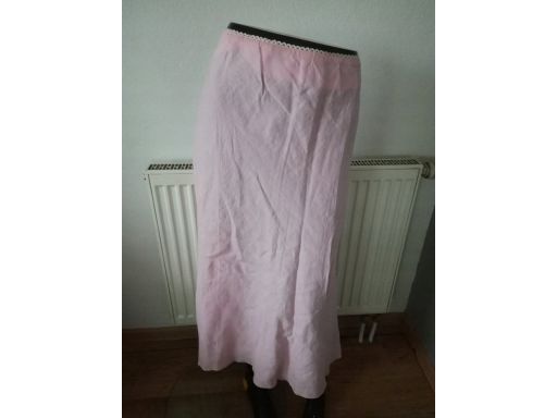 Miss wan r.40/42 spódnica nowa różowa len na gumkę